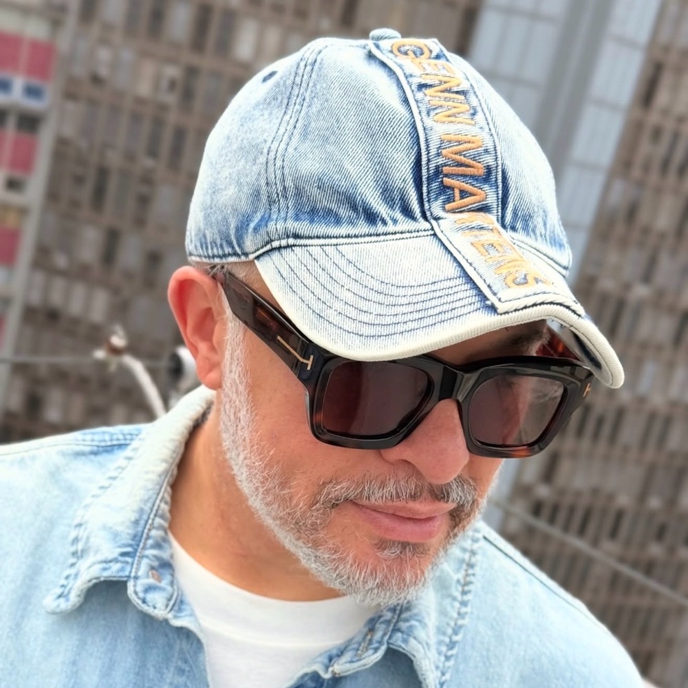 NWT Glenn Martens x H&M Motif-Detail Denim Cap